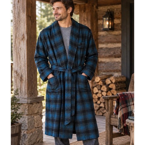 Vtg pendleton mens - plaid, robe